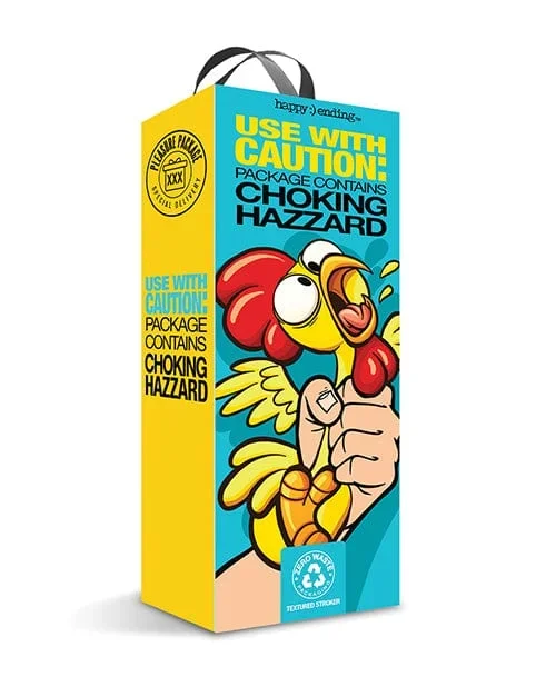 Pleasure Package Use with Caution Tight Textured Stroker – White