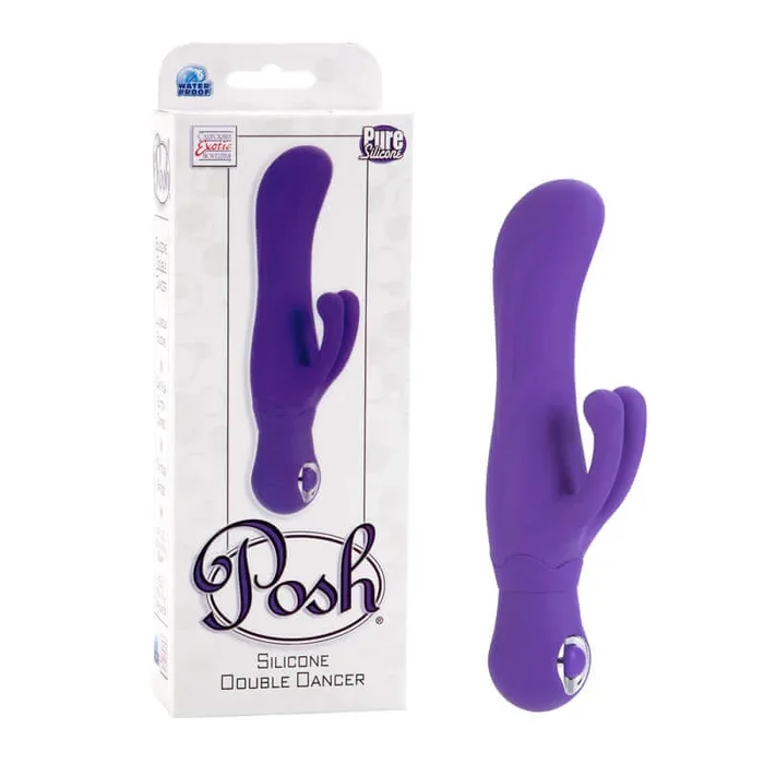 Posh Silicone Double Dancer Purple Vibrator