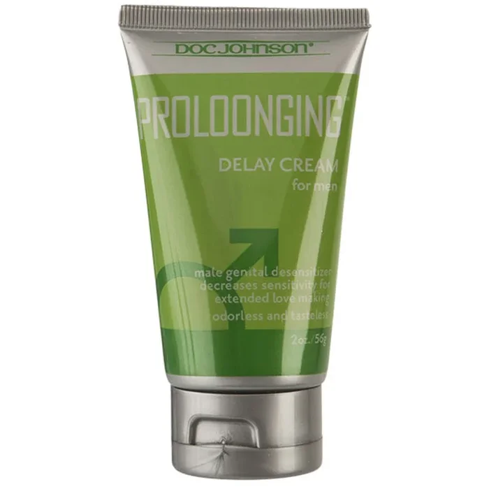 Prolonging Delay Cream for Men with Benzocaine 2 oz Bottle