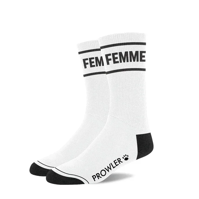 Prowler RED Femme Socks White Black
