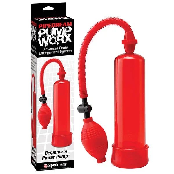 Pump Worx Beginner’s Power Pump – Red Penis Pump