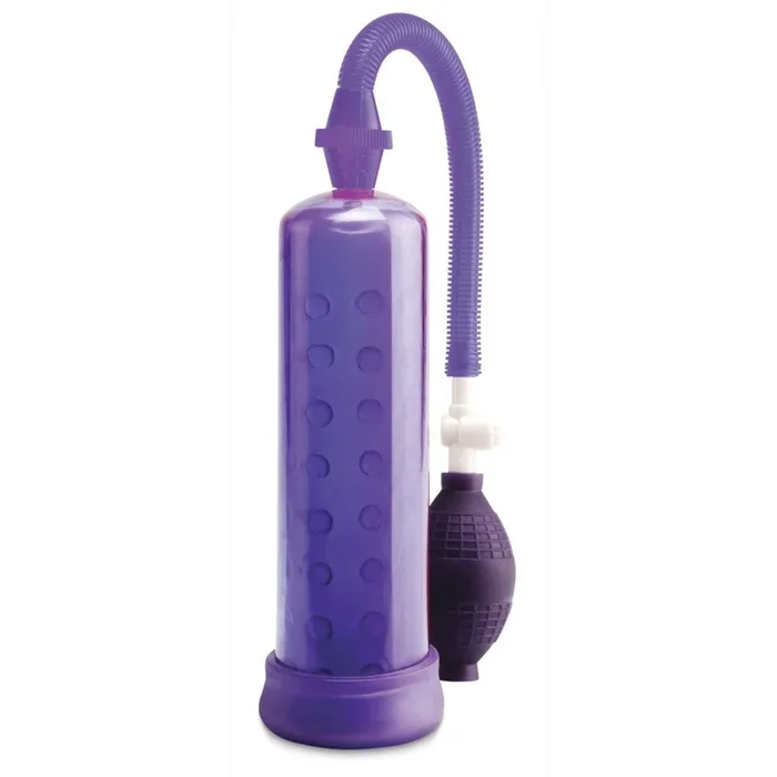 Pump Worx Silicone Power Pump Purple – Male Enlarger w/ Interior Sleeve