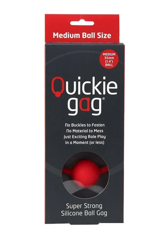 Quickie Gag Silicone Ball Gag Bondage