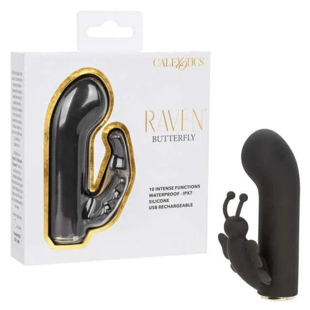 Raven Butterfly – Mini Dual Massager | Flickering Butterfly Wings, G-Spot Stimulation