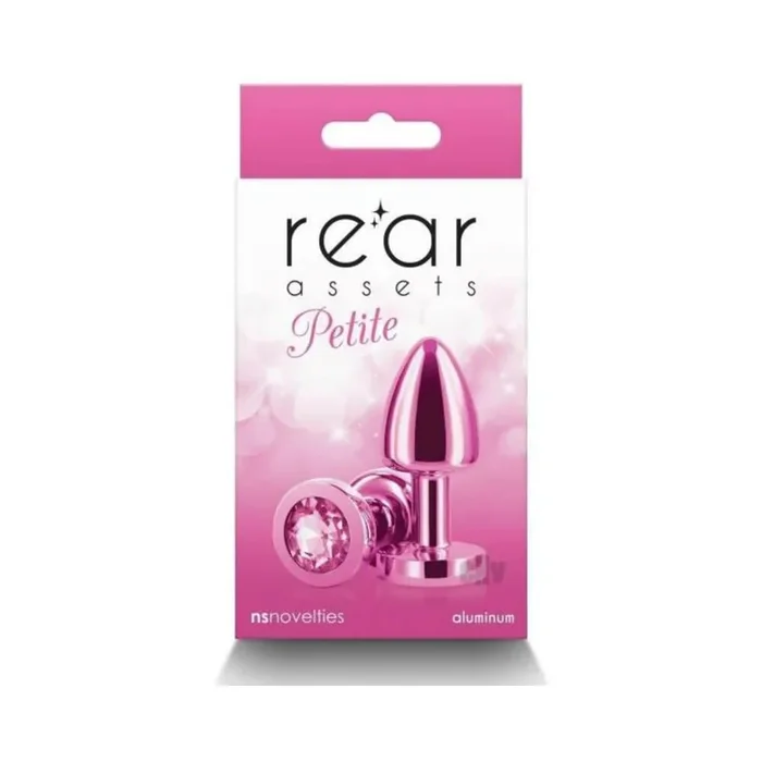 Rear Assets Petite Metal Anal Plug Pink