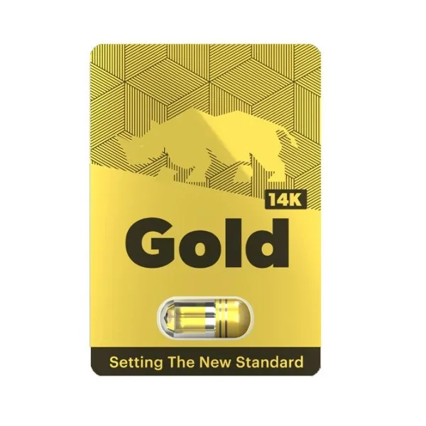Rhino 14K Gold Capsule, 1pk