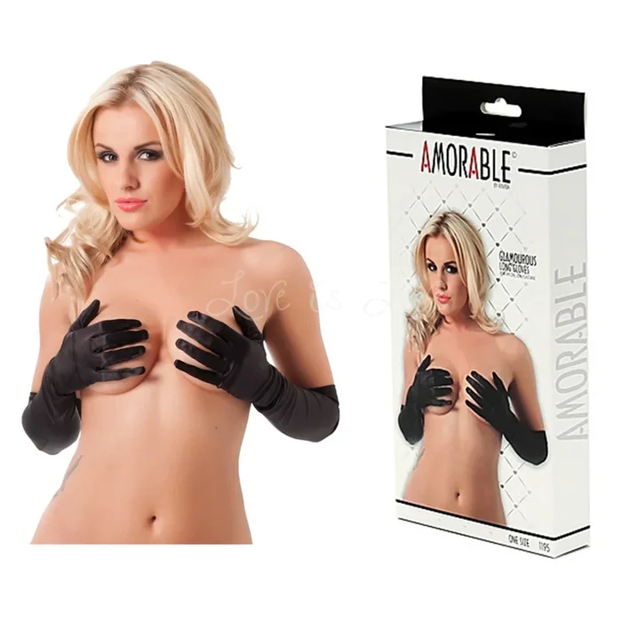 Rimba Amorable Glamourous Long Gloves RIM 1195 (Black) or RIM 1197 (White)