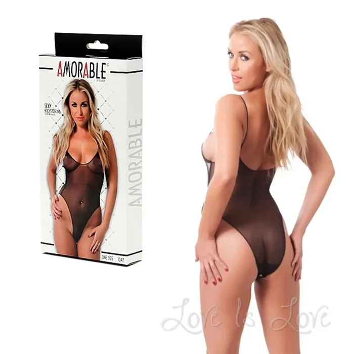 Rimba Black Sheer See Through Teddy RIM 1047