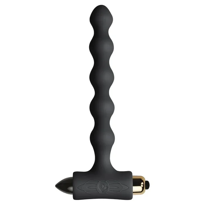Rocks Off Petite Sensations Pearls Vibrating Butt Plug Black