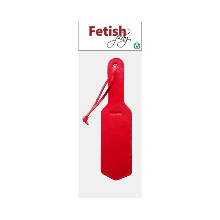 Rouge Fetish Play Vegan Paddle Red