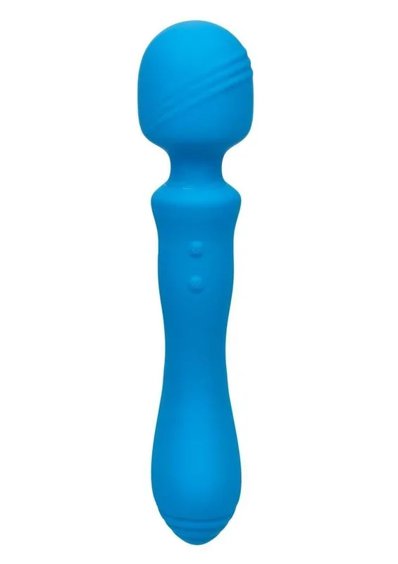 Rumbler Rumble Wand Rechargeable Silicone Vibrator – Blue
