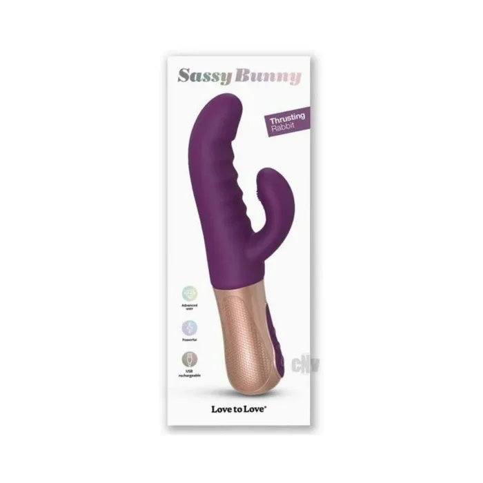 Sassy Bunny Purple Rain