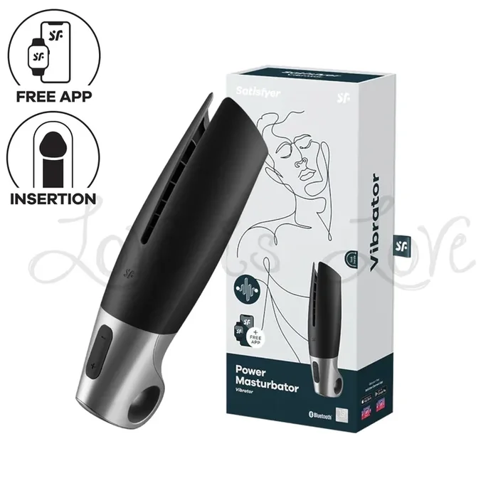 Satisfyer Power Masturbator App-Controlled Stroker Vibrator
