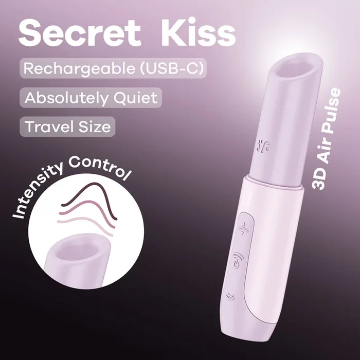 Satisfyer Secret Kiss – Lilac USB Rechargeable Air Pulse Stimulator