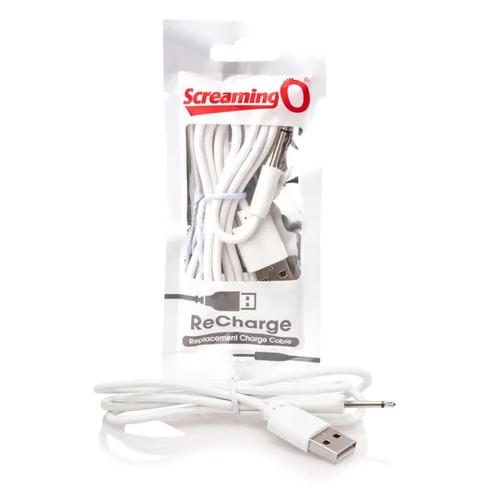 Screaming O Recharge Charging Cable – Universal USB Compatibility for Charged Products
