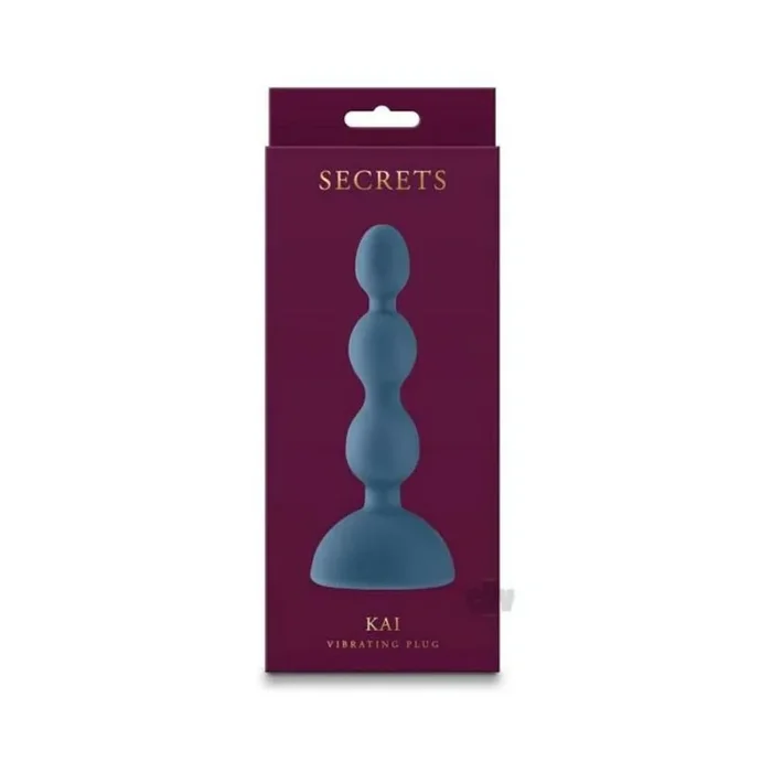 Secrets Kai Vibrating Anal Plug Dark Teal