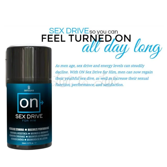 Sensuva On For Him Sex Drive Performance Cream