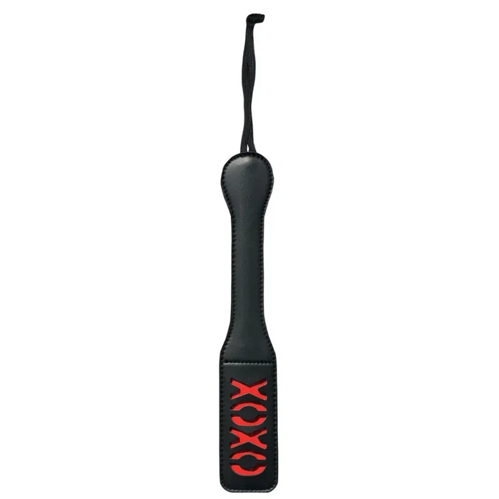 Sex & Mischief XOXO Paddle – Black – Black Paddle