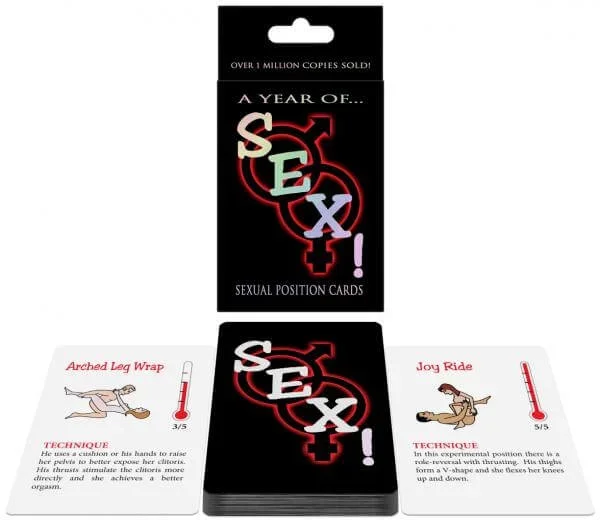 Sex! Card Game A Year of Sex! by Kheper Games: Spice Up Your Love Life with Over 50 Kama Sutra Positions