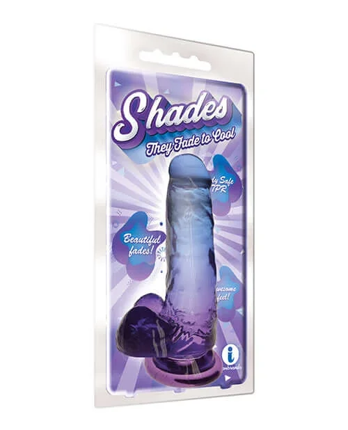 Shades Gradient Dildo 7 inches – Blue & Violet