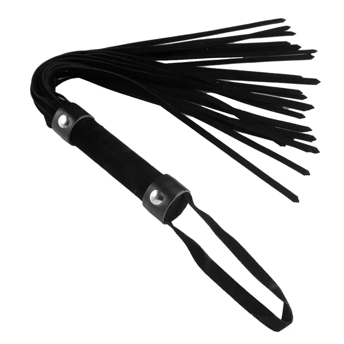 Short Vegan Leather Flogger – Black