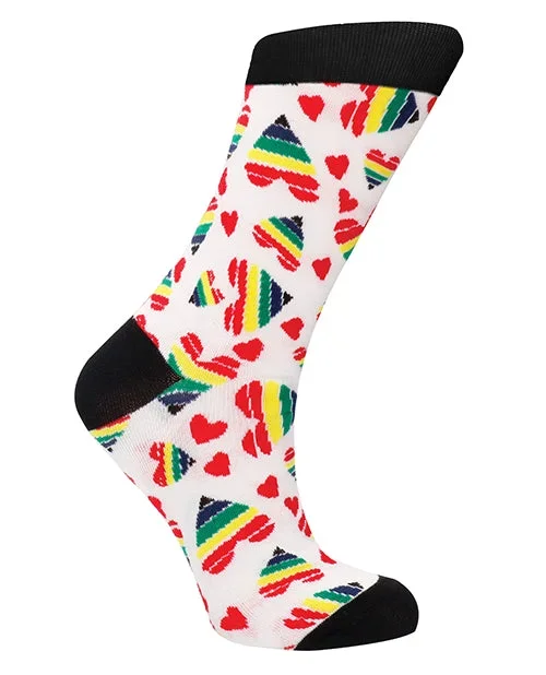 Shots Sexy Socks Happy Hearts – Female