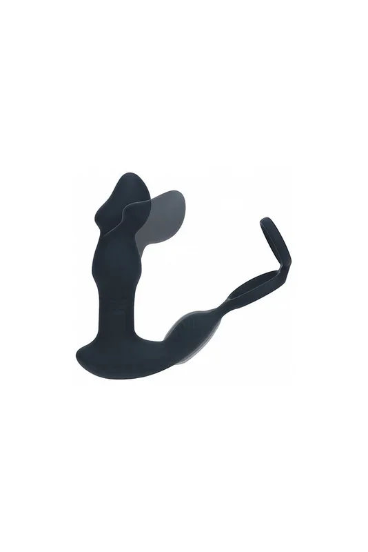 Shots Toys – Levelz – Remote Control Vibrating, Thrusting & Come-Hither Prostate Stimulator with Cock Ring