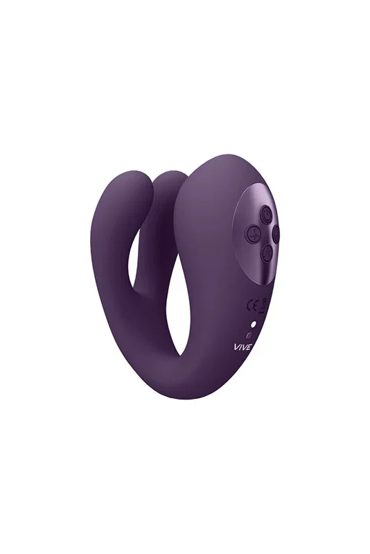 Shots Toys – VIVE – Yoko Dual Prong Vibrator with Clitoral Pulse Wave