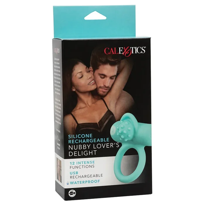 Silicone Rechargeable Nubby Lover’s De…