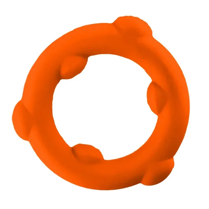 Spinner Single Silicone Ring – Orange Silicone