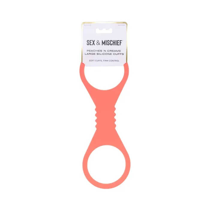 Sportsheets Sex & Mischief Peaches ‘n CreaMe Large Silicone Cuffs