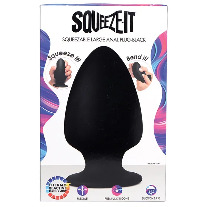 Squeeze-It Silicone Anal Plug – Large