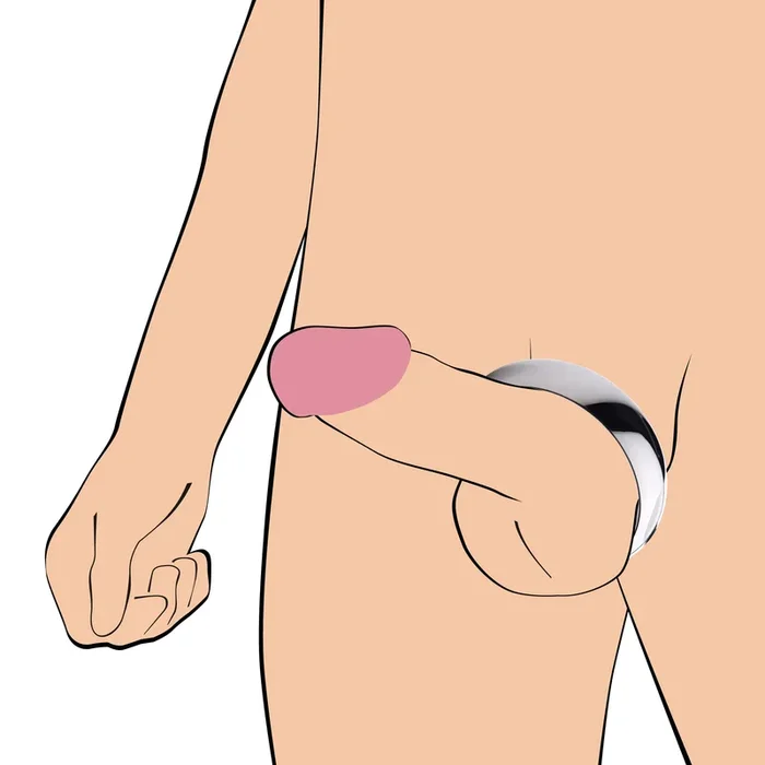 Stainless Steel Cock Ring – 2.25 Inches