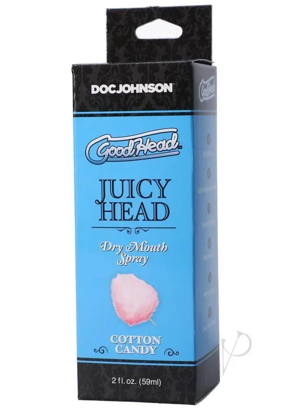 Stay Moist and Satisfy Your Desires with GoodHead Juicy Head Cotton Candy Dry Mouth Spray 2 Oz