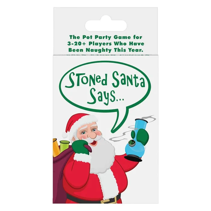 Stoned Santa Says Party Game – Naughty Adults Card Game