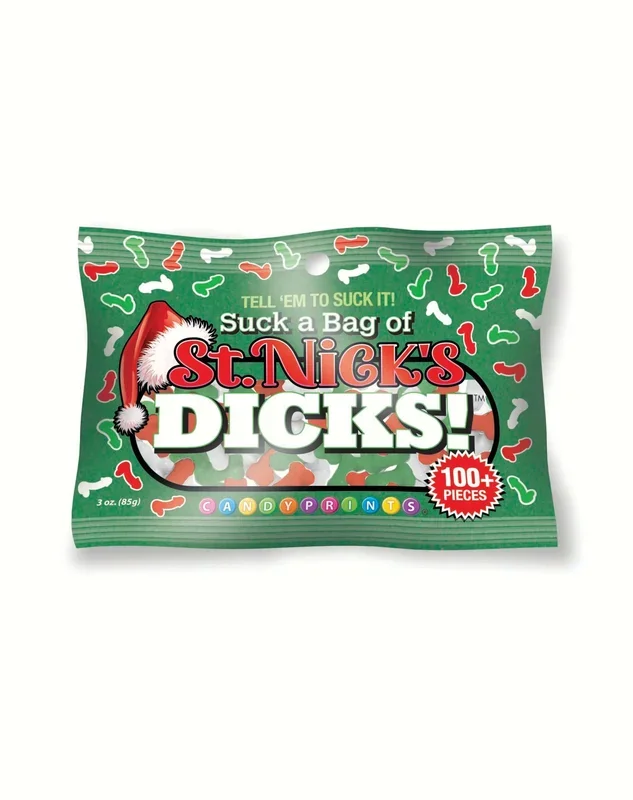 Suck a Bag of St Nicks Dicks Candy 3 Oz Bag