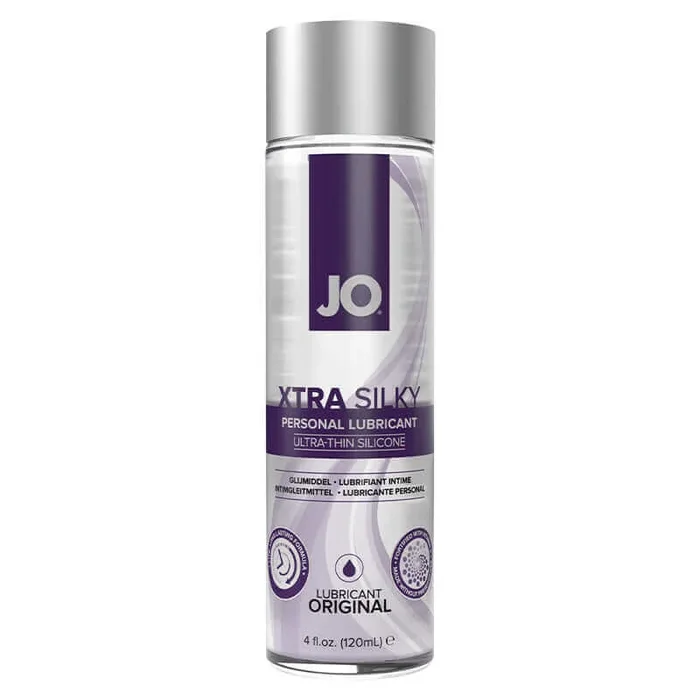 System JO Xtra Silky Ultra Thin Silicone Lubricant 4 Oz