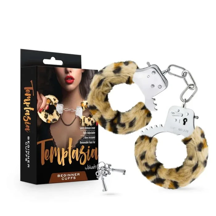 Temptasia Beginner Cuffs Leopard – Stylish & Comfortable Bondage Cuffs