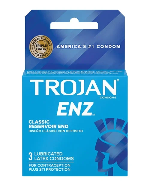 Trojan Enz Lubricated Condoms – Box of 3