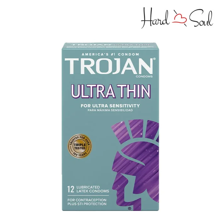 Trojan Ultra Thin Lubricated Condoms 12 Count