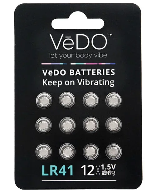 VeDO LR41 Batteries – 1.5V Pack of 12
