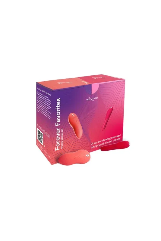 We-Vibe – Forever Favorites Special Edition Vibrator Set – Tango X & Touch X – Coral/Red