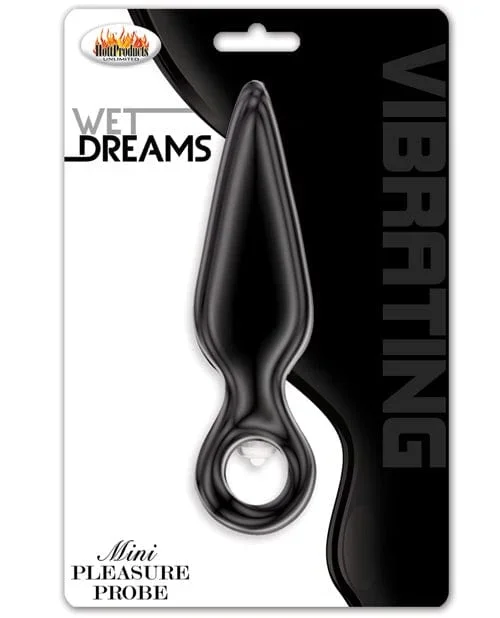 Wet Dreams Vibrating Mini Pleasure Probe – Black