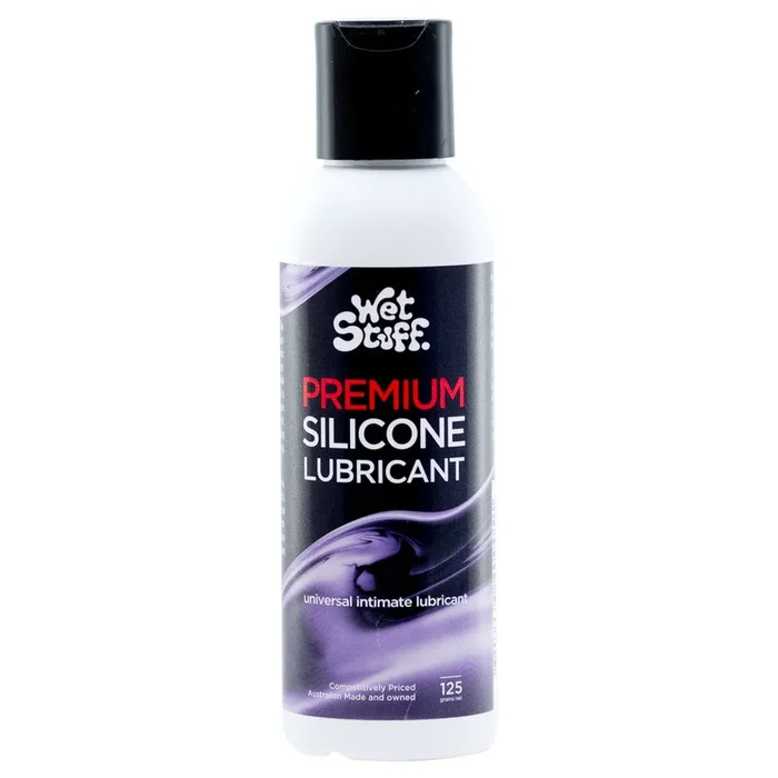 Wet Stuff Premium – 125g Disk Top – Silicone Lubricant – 125 gram Bottle