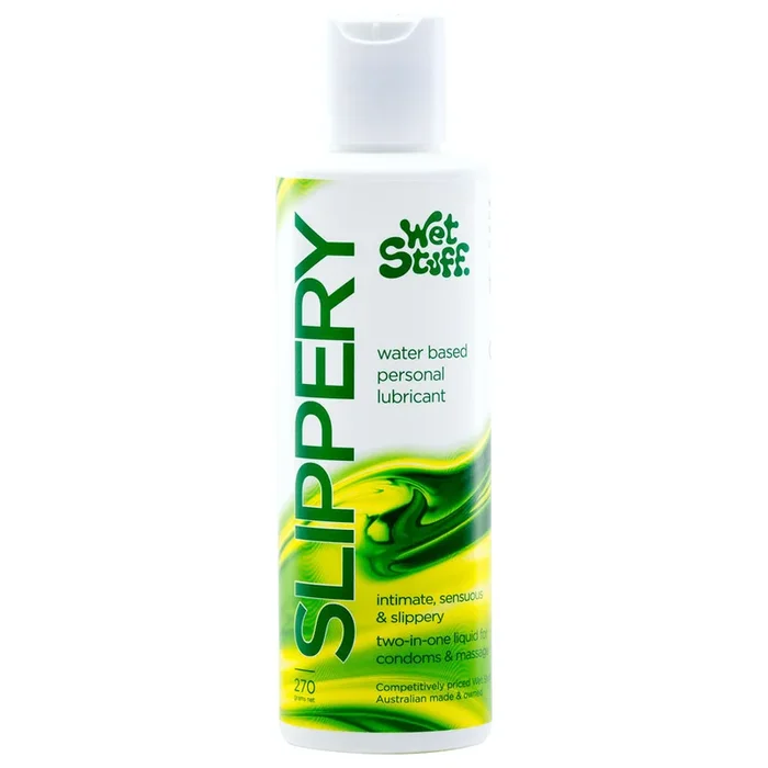 Wet Stuff Slippery 270g Disc – Water Based Lubricant – 270 gram Bottle