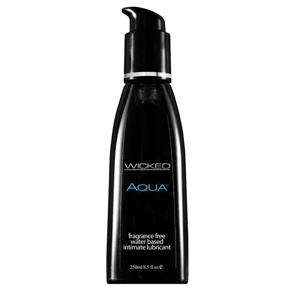 Wicked Aqua – Water Based Lubricant – 250 ml (8.5 oz) Bottle
