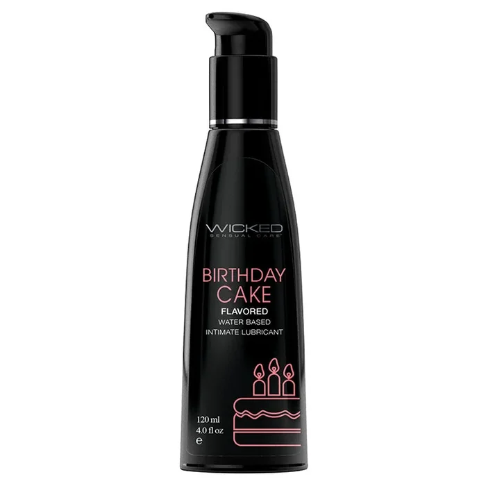 Wicked Aqua Flavored Lube – Birthday Cake 4oz