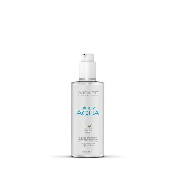 Wicked Simply Aqua – Water Based Lubricant – 70 ml (2.3 oz) Bottle