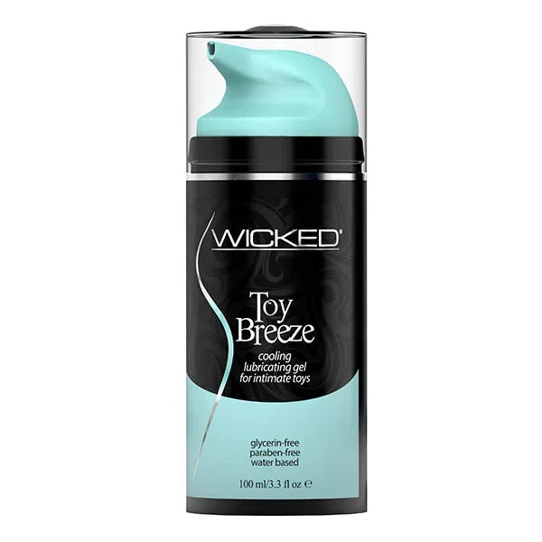 Wicked Toy Breeze – Cooling Glycerin Free Water Based Lubricant – 100 ml (3.3 oz) Bottle