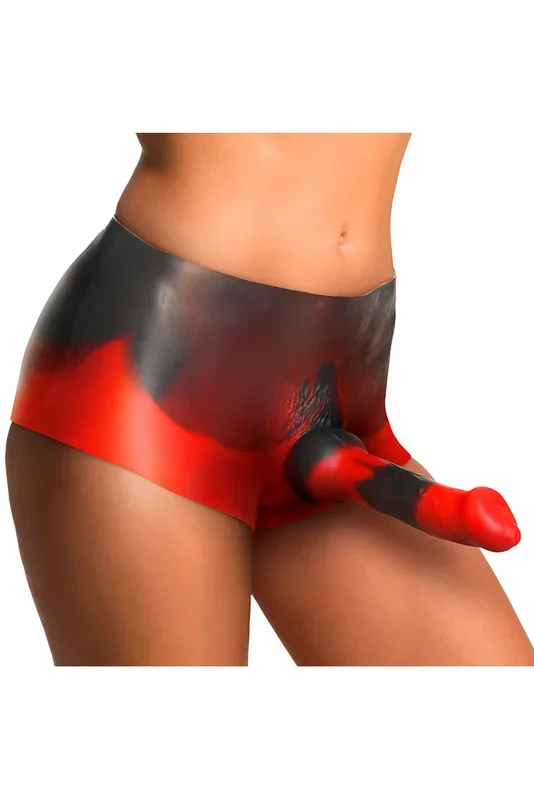 XR Brands – Creature Cocks – Hell Hound Silicone Strap-On Briefs